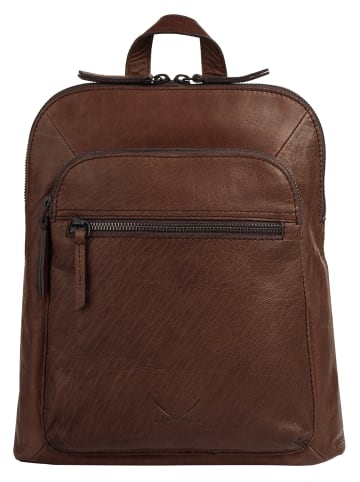 Sansibar Rucksack echt Leder in cognac