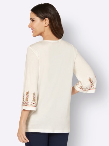 Sieh an! Tunikashirt in ecru-bedruckt