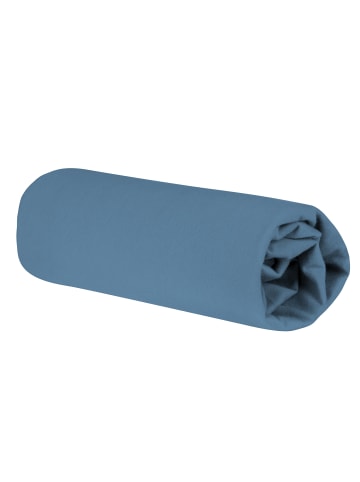 roba Wiegen-/Stubenwagen Spannbettlaken, Bio-Baumwolle - Blau