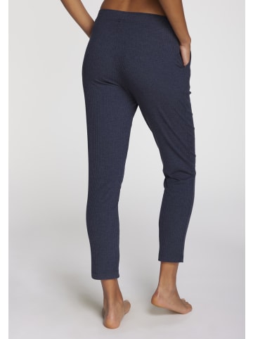 s.Oliver Pyjamahose in dunkelblau-meliert