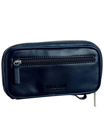 Leonhard Heyden Montreal Herrentasche Leder 21.5 cm in navy