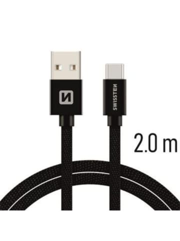 Swissten Swissten Textile Universal Quick Charge 3.1 USB-C Daten- und in Schwarz