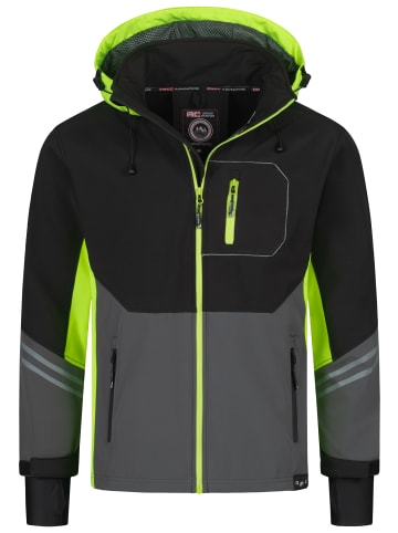 Rock Creek Softshelljacke in Neongelb