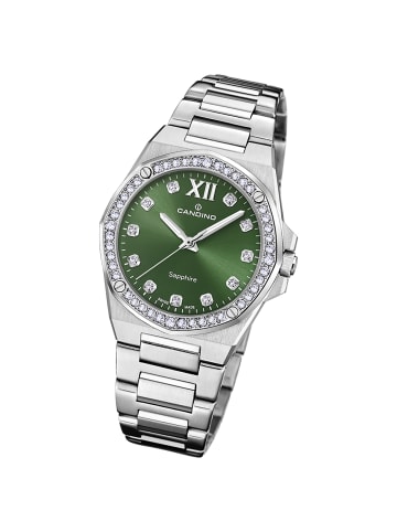 Candino Analog-Armbanduhr Candino Elegance silber mittel (ca. 34mm)