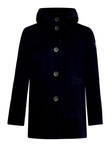 Gil Bret Wolljacke mit Kapuze in Dunkelblau