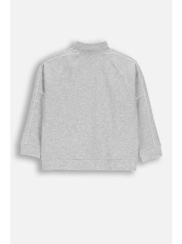 Coccodrillo Reißverschlussjacke mit Stehkragen in grau