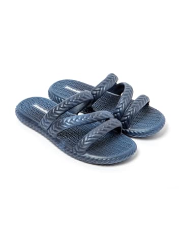 Brasileras Pantoletten "Sira" in Dunkelmarine