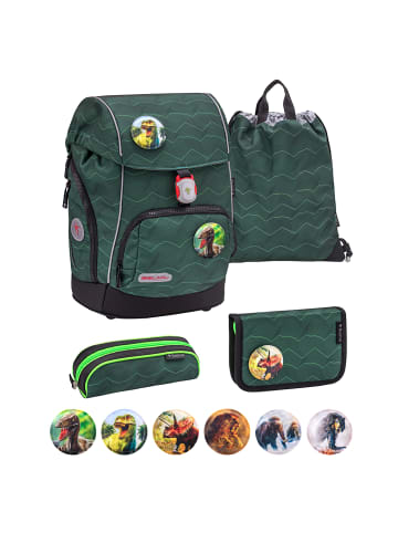 Belmil Premium Schulranzen-Set 5tlg. Comfy Plus "Twist of Lime" Für kleine Kinder
