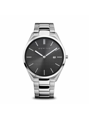 Bering Analoguhr für Herren in silber