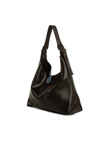 BAGmori Schultertasche in Braun