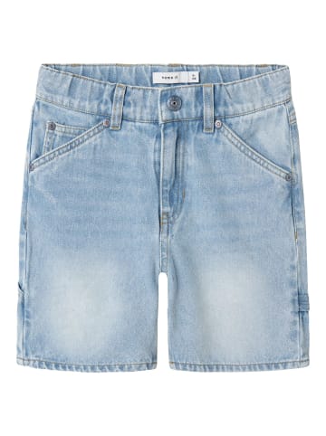 name it Jeansshorts in Light Blue Denim