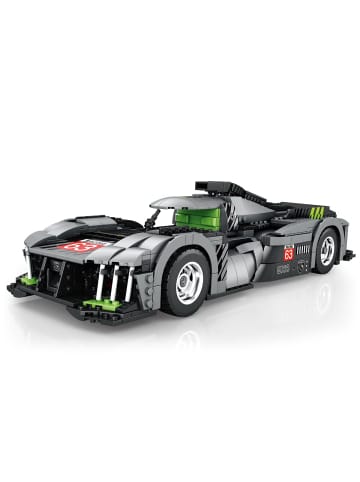 COFI 1453 Reobrix 11031 Rennwagen 1:12 Klemmbaustein 1338 Teile ab 14 in Grau Schwarz