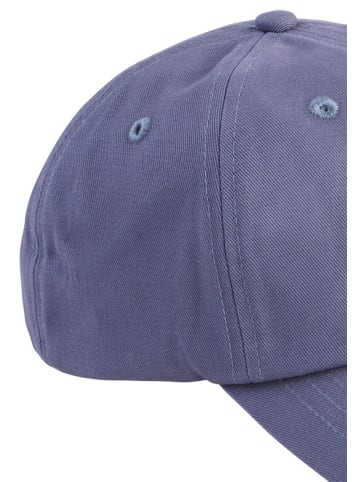Camel Active Cap aus reiner Baumwolle in Ozeanblau