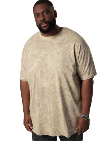 STHUGE Kurzarm T-Shirt in helles mokka