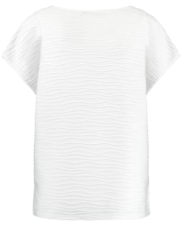 TAIFUN T-Shirt Kurzarm Rundhals in White