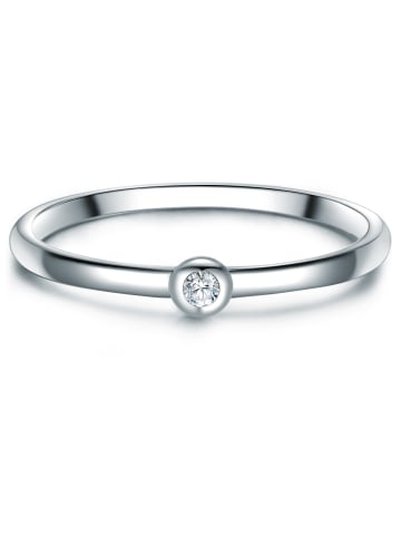 Trilani Ring Sterling Silber Zirkonia in silber