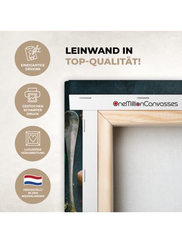 OnlyWow Leinwand Bilder Kräuter