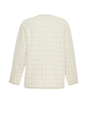 zitha Damen Strickjacke in Wollweiss