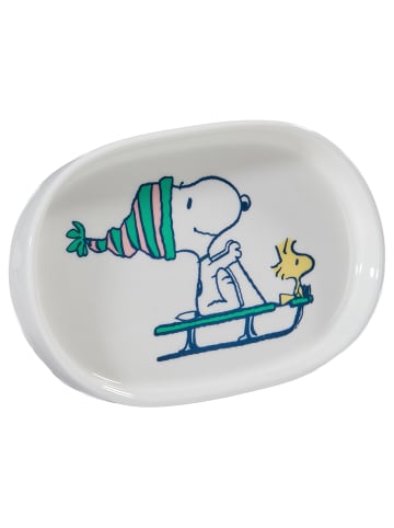 Butlers Butlers Schmuckteller PEANUTS Snoopy Schlitten in Weiß
