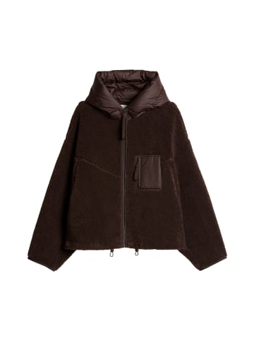 Marc O'Polo DENIM Teddyjacke regular in Espresso Brown