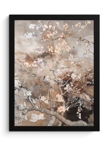 OnlyWow Poster mit Leiste Mandelblüte