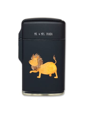 Mr. & Mrs. Panda sturmfeuerzeug Sternzeichen Löwe ohne Spruch in Schwarz