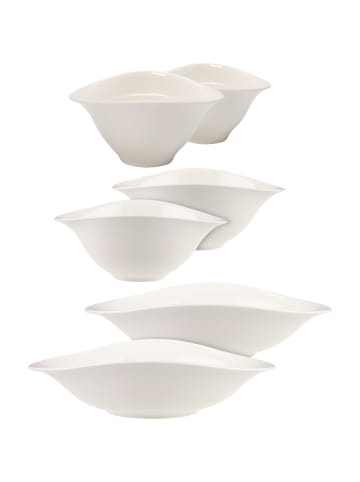 Villeroy & Boch 6-tlg. Schalen-Trio Vapiano in in weiß