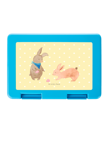 Mr. & Mrs. Panda Bentobox Hasen Muschel ohne Spruch in Gelb Pastell