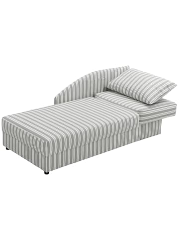 58 aufm Kessel RECAMIERE Armlehne rechts Kalila Flachgewebe hellgrau