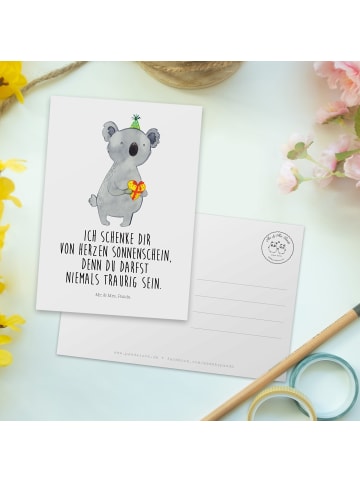Mr. & Mrs. Panda Wanddeko Koala Geschenk mit Spruch in Weiß