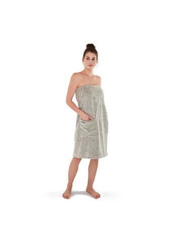 Möve Eden Sauna-Sarong in leinen