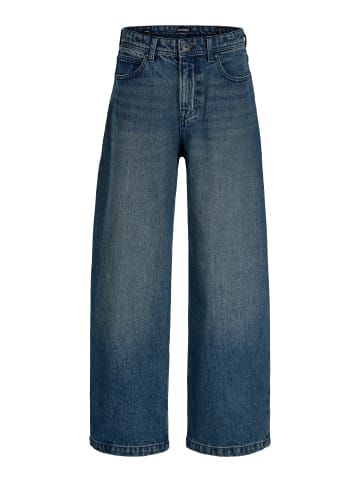 JACK & JONES Junior Baggy Jeans Barrel Fit High Waist Jjijoey in blue denim