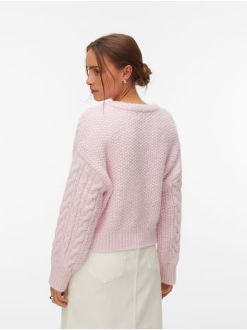 Vero Moda Strickpullover in Cherry Blossom
