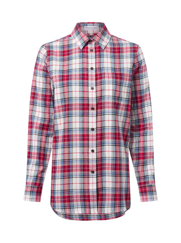 Marie Lund Bluse in rot blau - 0072