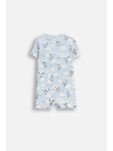 Coccodrillo Kurzarmstrampler in hellblau
