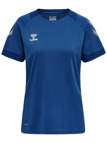 Hummel Hummel T-Shirt Hmllead Multisport Damen Leichte Design Schnelltrocknend in TRUE BLUE
