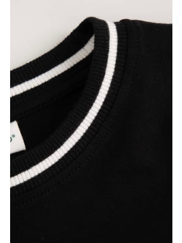 Coccodrillo T-Shirt mit langen Ärmeln in schwarz