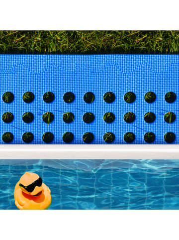 eyepower Poolunterlage Blue Lagoon 32 tlg. in blau