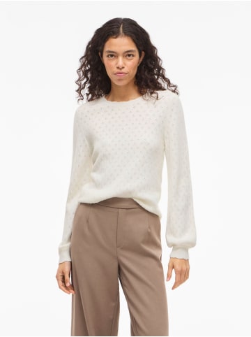 Vila Strickpullover in Snow White