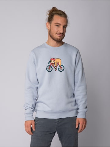 wat? Apparel Sweatshirt Sloth in Serene Blue