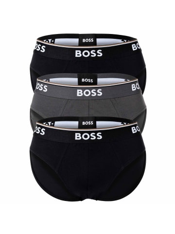 BOSS Slip 3er Pack in Schwarz/Grau