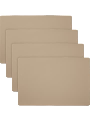 Erwin Müller Tischset 4er-Pack Lagoa in beige