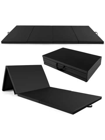 COSTWAY Gymnastikmatte 300x117x5cm in Schwarz