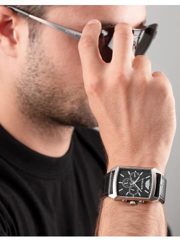 Police Analog-Armbanduhr SALEVE in schwarz