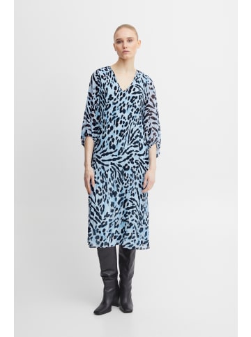 ICHI IHElly loose fit in Little Boy Blue Leo Print