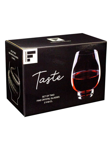 FREEFORM FREEFORM | Rotwein-Glas, klar, 2 x 600 ml