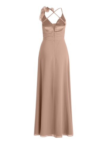 Vera Mont Chiffonkleid mit Volant in Soft Rouge