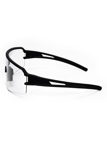 YEAZ SUNSPOT Sport-Sonnenbrille schwarz/transparent in schwarz / transparent