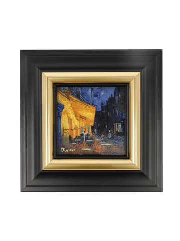 Goebel Wandbild " Vincent van Gogh  Café bei Nacht " in Bunt