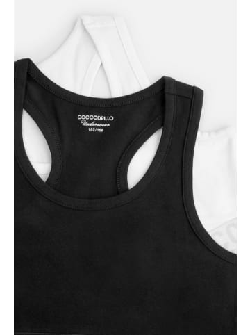 Coccodrillo Top aus Baumwolle in bunt